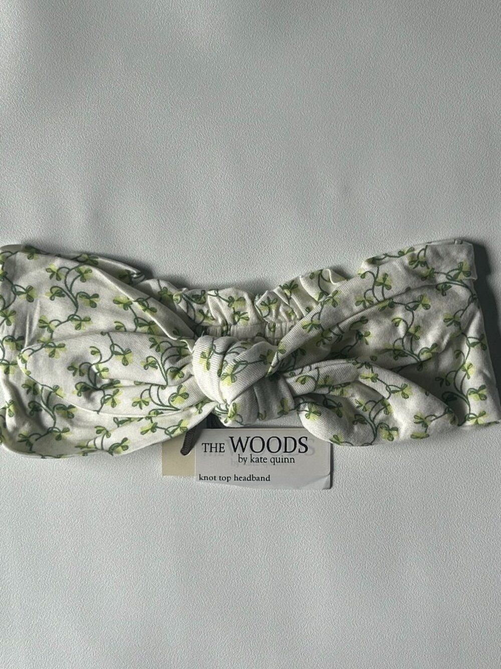 NWT Kate Quinn XXXL 6-8Y Clover Stripe Knot Headband Woods Collection
